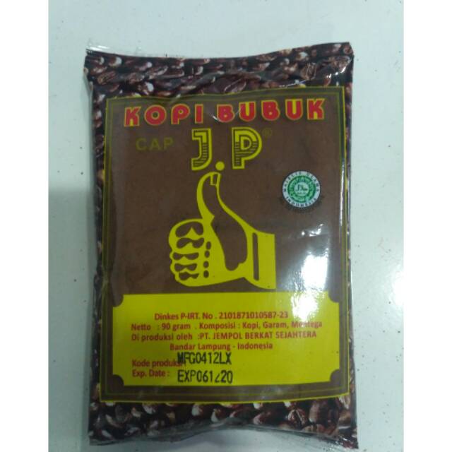 

KOPI JEMPOL CAP JP 90gr HALAL