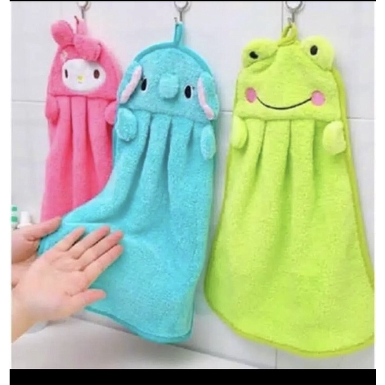 HAND TOWEL LAP TANGAN KARTUN MOTIF LUCU-BENUA DUNIA