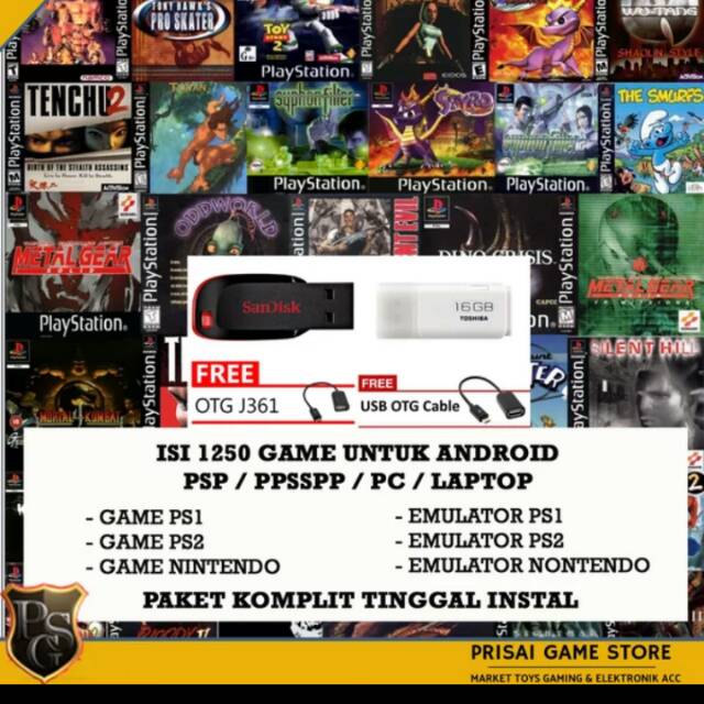 Jual Full Game Psp & Game Ps2 + Emulator Bisa Untuk Game Android Pc Laptop Indonesia|Shopee Indonesia