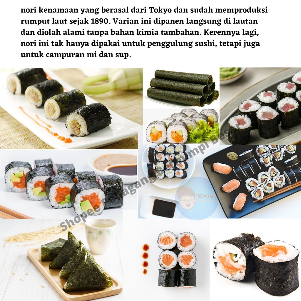 Takaokaya Sushi Nori 10 Sheet Halal /Sushi Nori Halal /Sushi Nori Import/ Yakinori 10 sheet