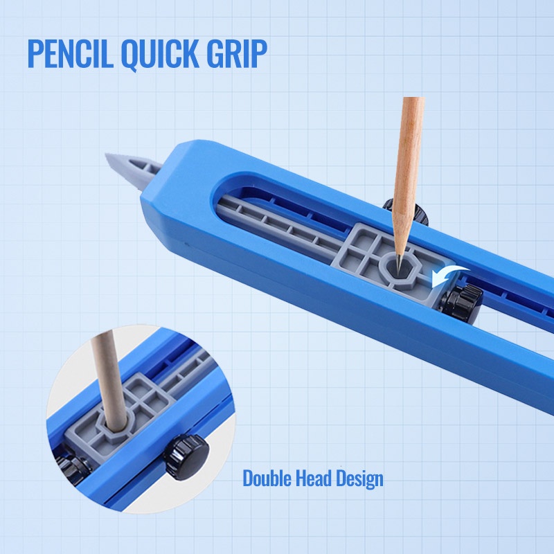 Alat Ukur Kontur Profile Scribing Dengan Kunci Adjustable Untuk Pengerjaan Kayu