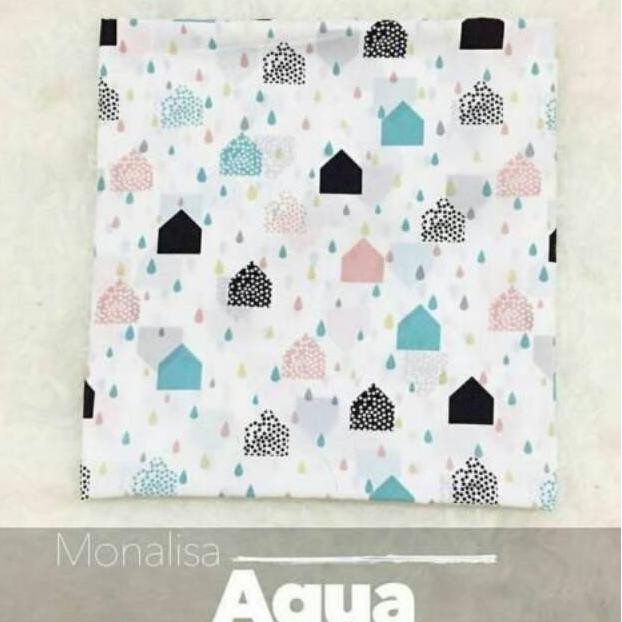 READY GAMIS !! GAMIS DRESS MOTIF AQUA COKLAT SYARI WOLFIS MONALISA MURAH LEBAR BUSUI TERJAMIN