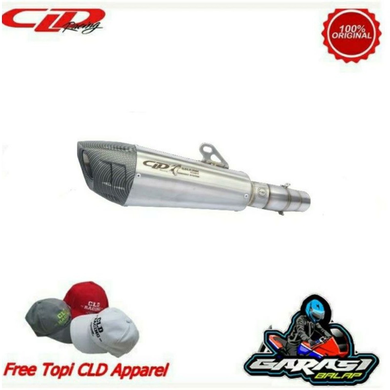 KNALPOT CLD NINJA 250 NINJA FI 250 TYPE SLIP ON