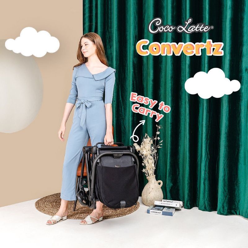 Stroller Cocolatte Convertz 2.0, Convertz+ &amp; Convertz CL 13107 Kereta Dorong Bayi Hadap Ibu