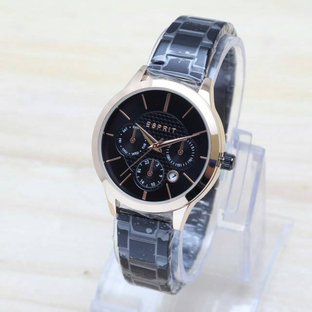 Jam Tangan Wanita ESPRIT Tanggal Aktif Chrono Off(Variasi) Super Rp162.000