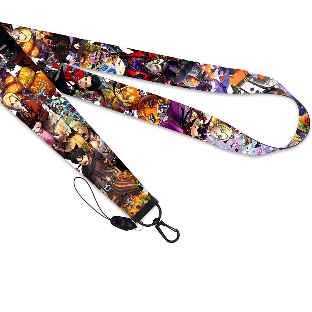 Tali Lanyard Handphone Desain Attack on Titan Untuk Halloween