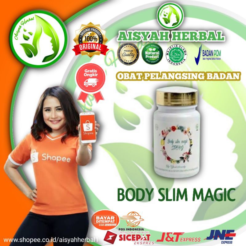 BODY SLIM MAGIC ORIGINAL - Obat pelangsing badan ampuh