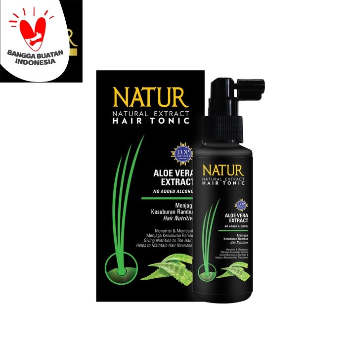 NATUR HAIR TONIC 90mL GINSENG ( PROMO VOUCHER 2500 )