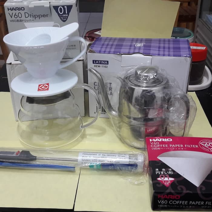 

Paket manual brew coffee / alat seduh kopi manual