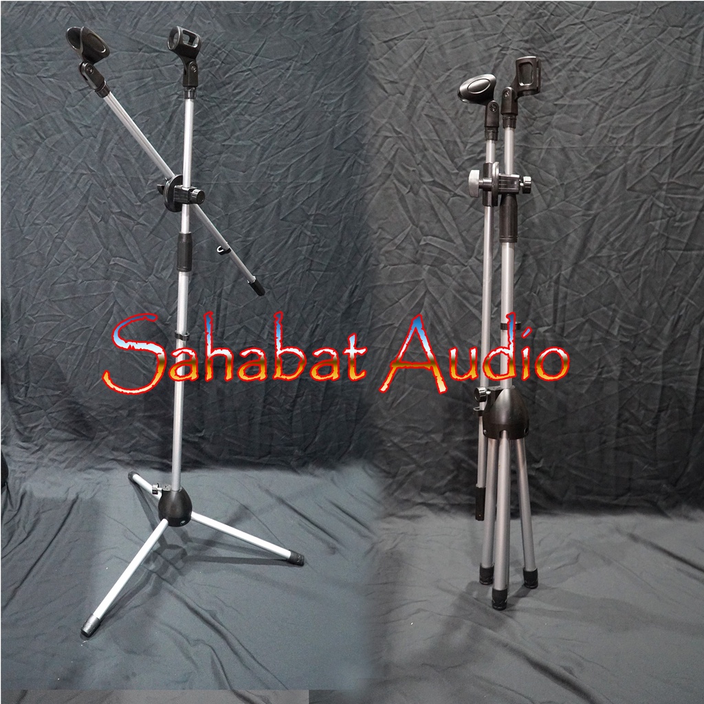 Stand Mic Tinggi MT 175 / Microphone Stand MT-175 / Stand Mic Lantai / Stand Mic Karaoke