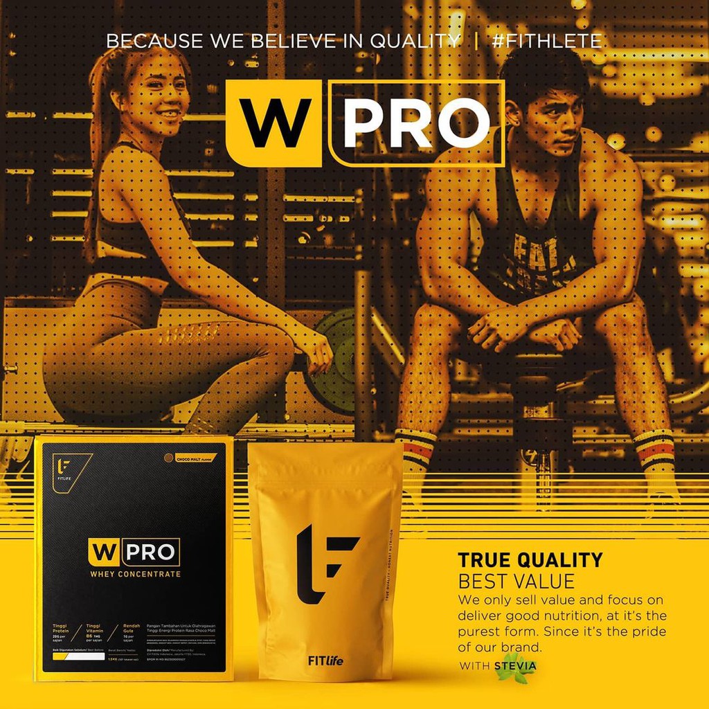 FITLife WPro W Pro Fit Life True Whey 100% Concentrate, 50 serving, 1.5 kg FitLife True Whey W Pro