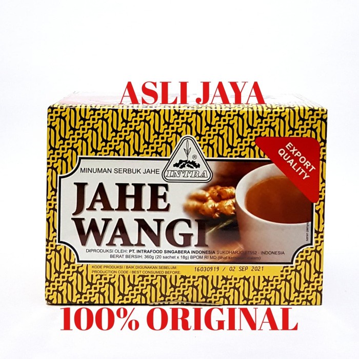 

TRADISIONALMINUMAN- INTRA JAHE WANGI - MINUMAN SERBUK JAHE -MINUMAN-TRADISIONAL.