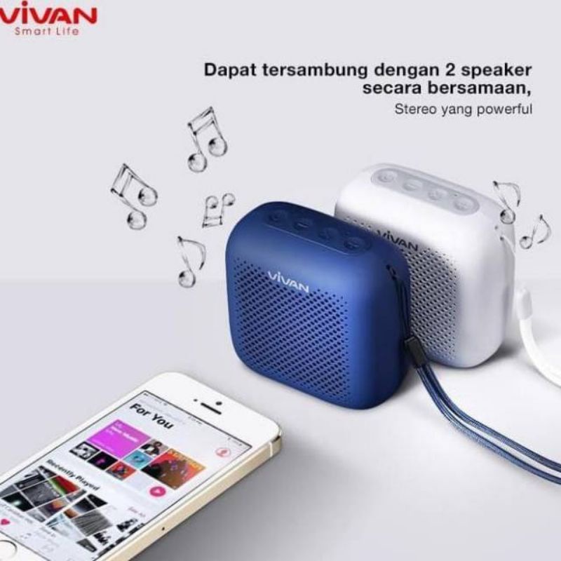 Speaker Vivan Wireless/ Speaker bluetooth extra bass Original Vivan [V-S1]