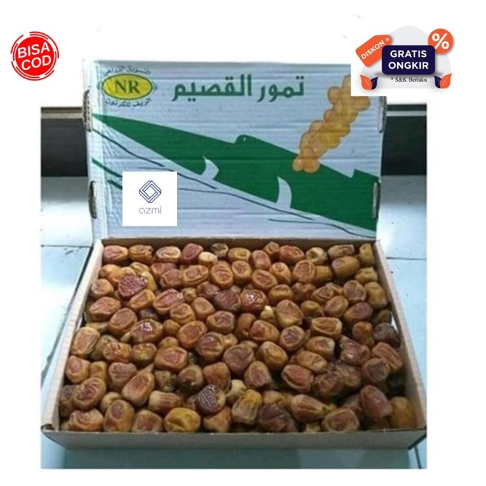 

Promo Kurma Sukari Basah 3kg / Sukkari Al-Qassim / Kurma sukari murah