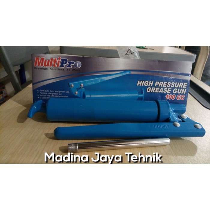 Grease Gun tembakan gemuk stempet 100cc multipro
