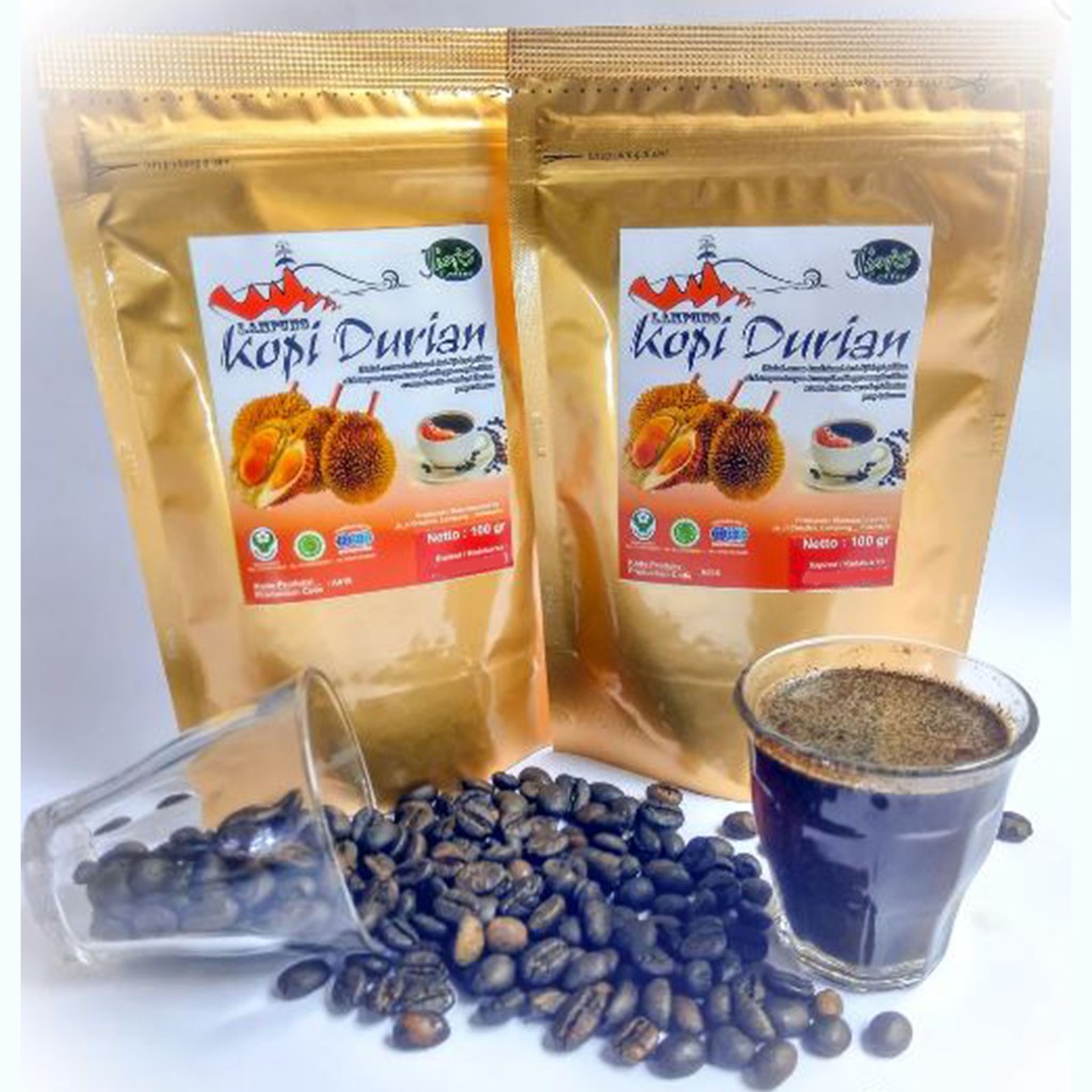 

KOPI DURIAN / KOPI LAMPUNG ASLI / KOPI ROBUSTA BLENDED / OLEH OLEH