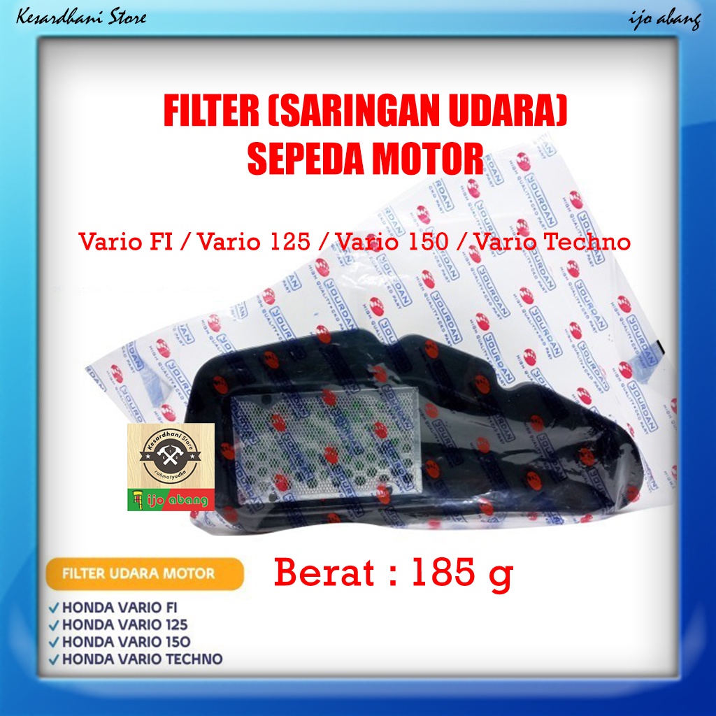 Filter Saringan Udara Motor Air Filter HONDA VARIO 150 FI / Vario 125 / Vario 150 New / Techno / PCX 150