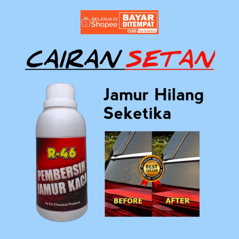 Pembersih Kerak dan Jamur Kaca R46 / Body Kendaraan/Waterspot Remover