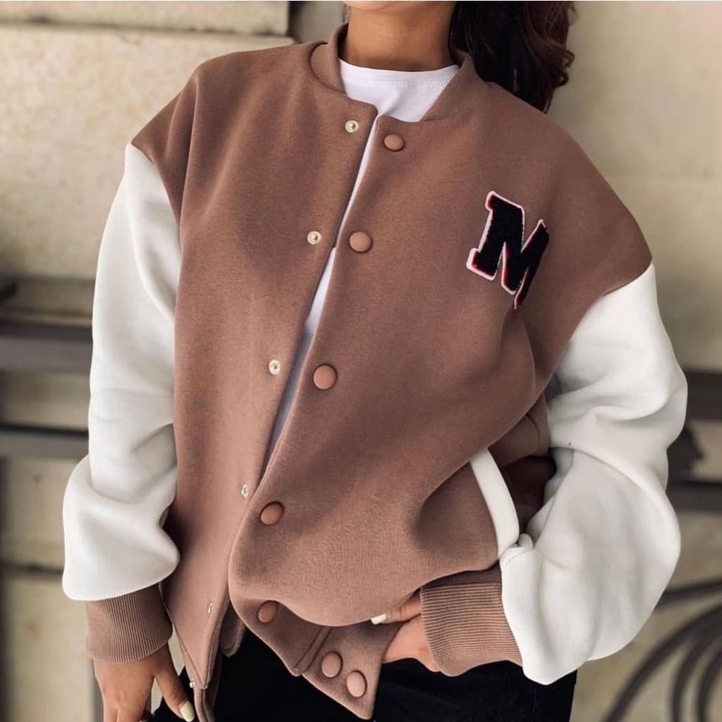 Sweater Wanita Grosir Terkeren Berkualitas - M Jaket Basebal