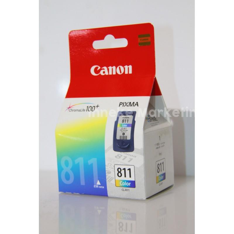 Genuine Catridge Canon CL-811 original color 811 warna pixma iP2770 2700 MP258 MP287 MP237 MX347