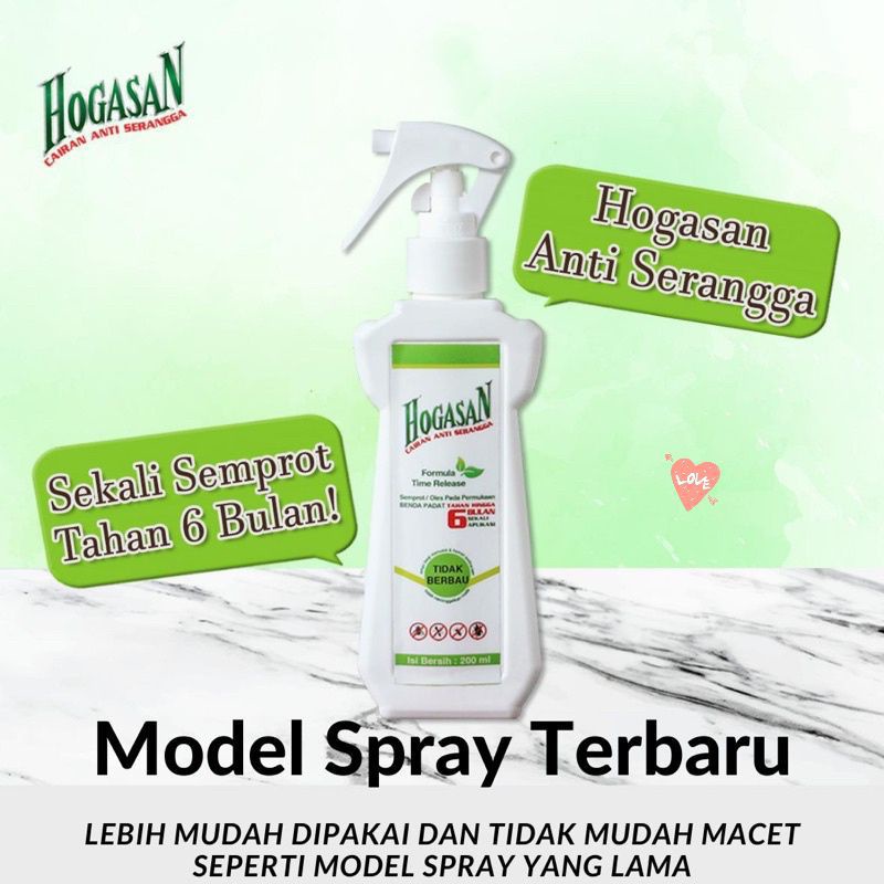 Hogasan Cairan Anti Serangga 200ml Semut Rayap Kecoa