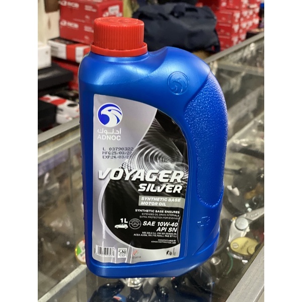 oli mesin 4 tak 4t adnoc oli vorager oli arab 1 ltr.