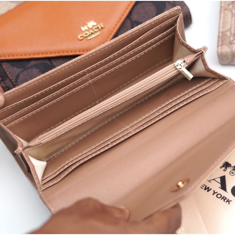 DOMPET CO*CH ENVELOVE SIGNATURE (free paper bag,box,cover) uk.20x10