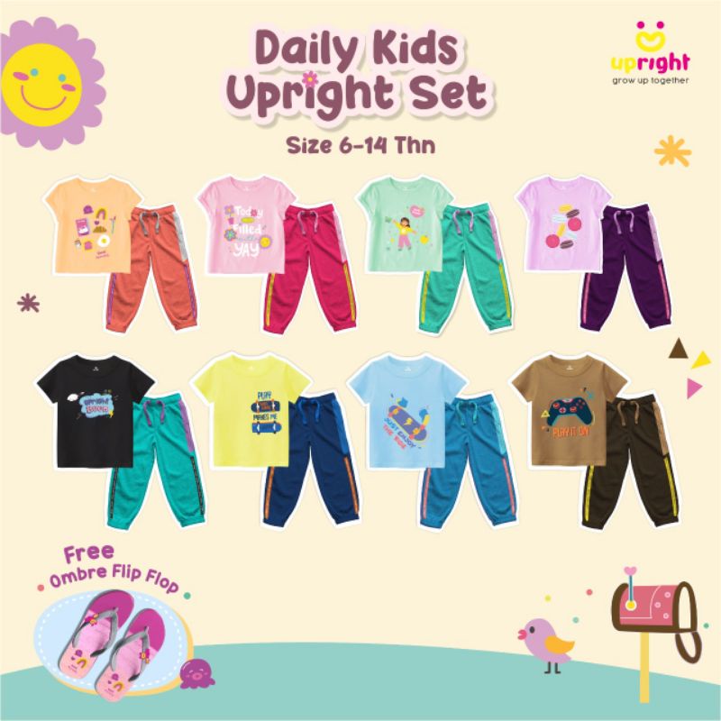 SET DAILY UPRIGHT ANAK