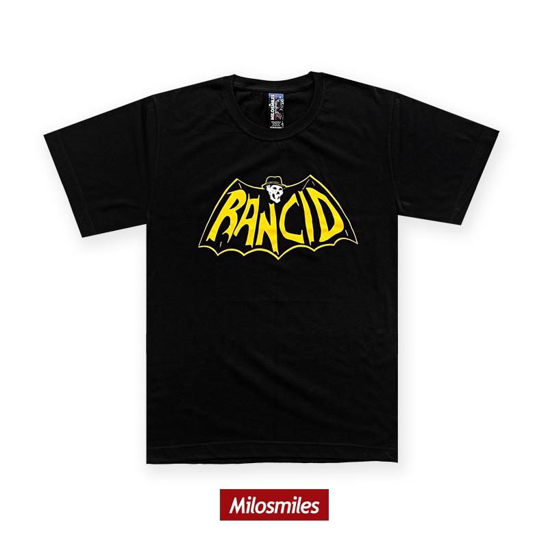 T-Shirt Baju Kaos | Rancid - Tim Bat Logo