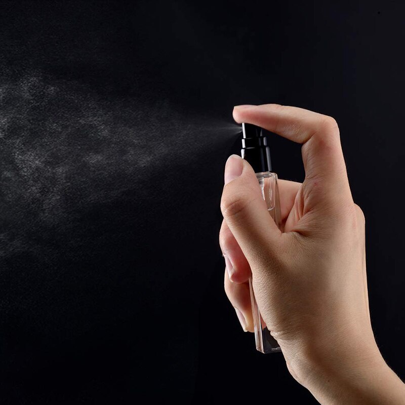 Botol Parfum Kosong Isi Ulang Model Semprot Bahan Kaca Bening Ukuran 10ml
