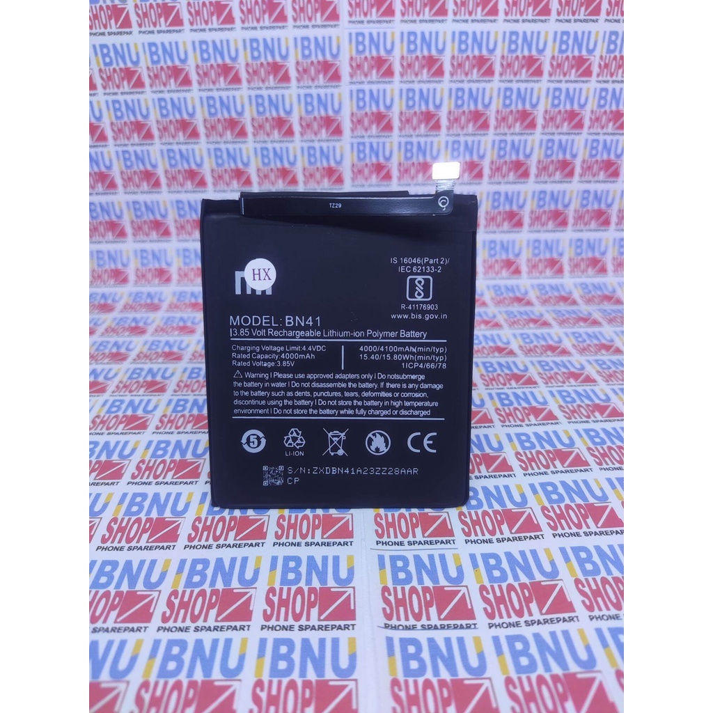 BATTERY BATERAI XIAOMI REDMI NOTE 4 BN41 BN-41 ORIGINAL