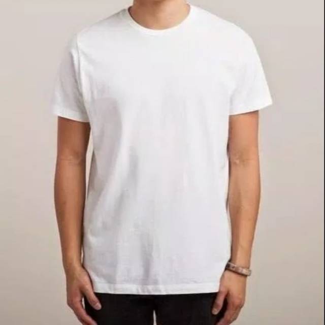 BAJU KAOS POLOS DISTRO-PUTIH