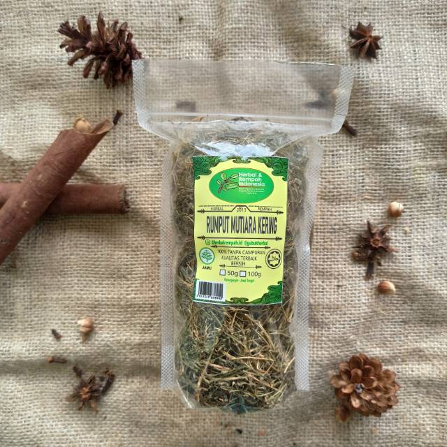 

Rumput Mutiara Kering - 50 GR / REMPAH / JSR / 100% MURNI