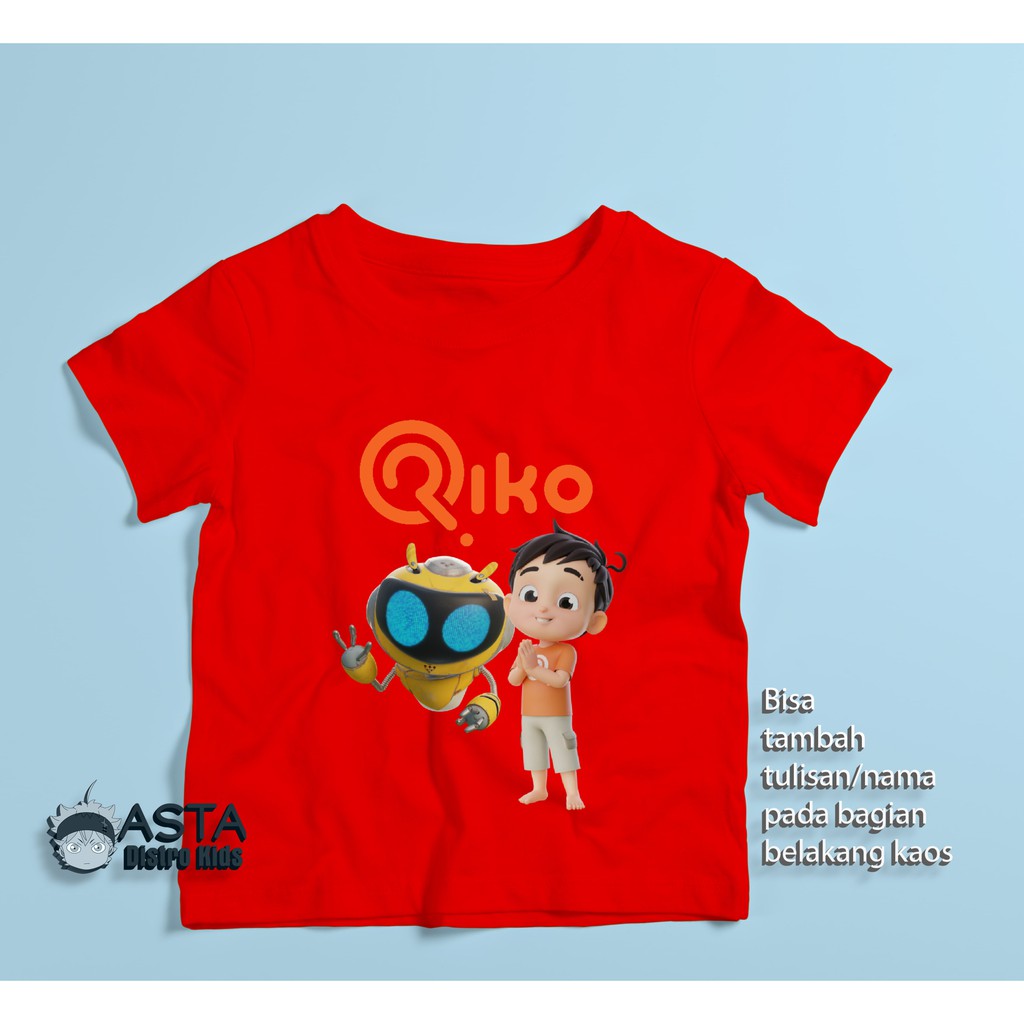 Tshirt Kaos anak islami Riko the series banyak pilihan warna dan size