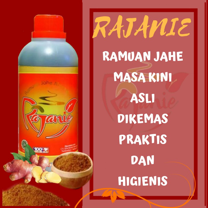 

RAJANIE /JAHE MERAH/ WEDANG JAHE /MINUMAN JAHE HANGAT /JAHE CAIR