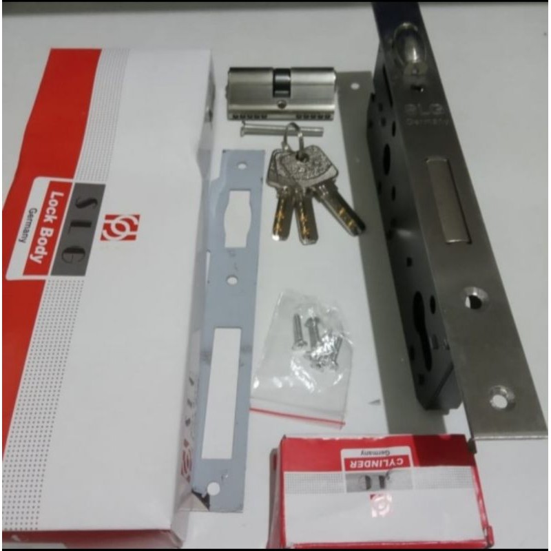 Bodi kunci pintu atau mortise lock model pelor