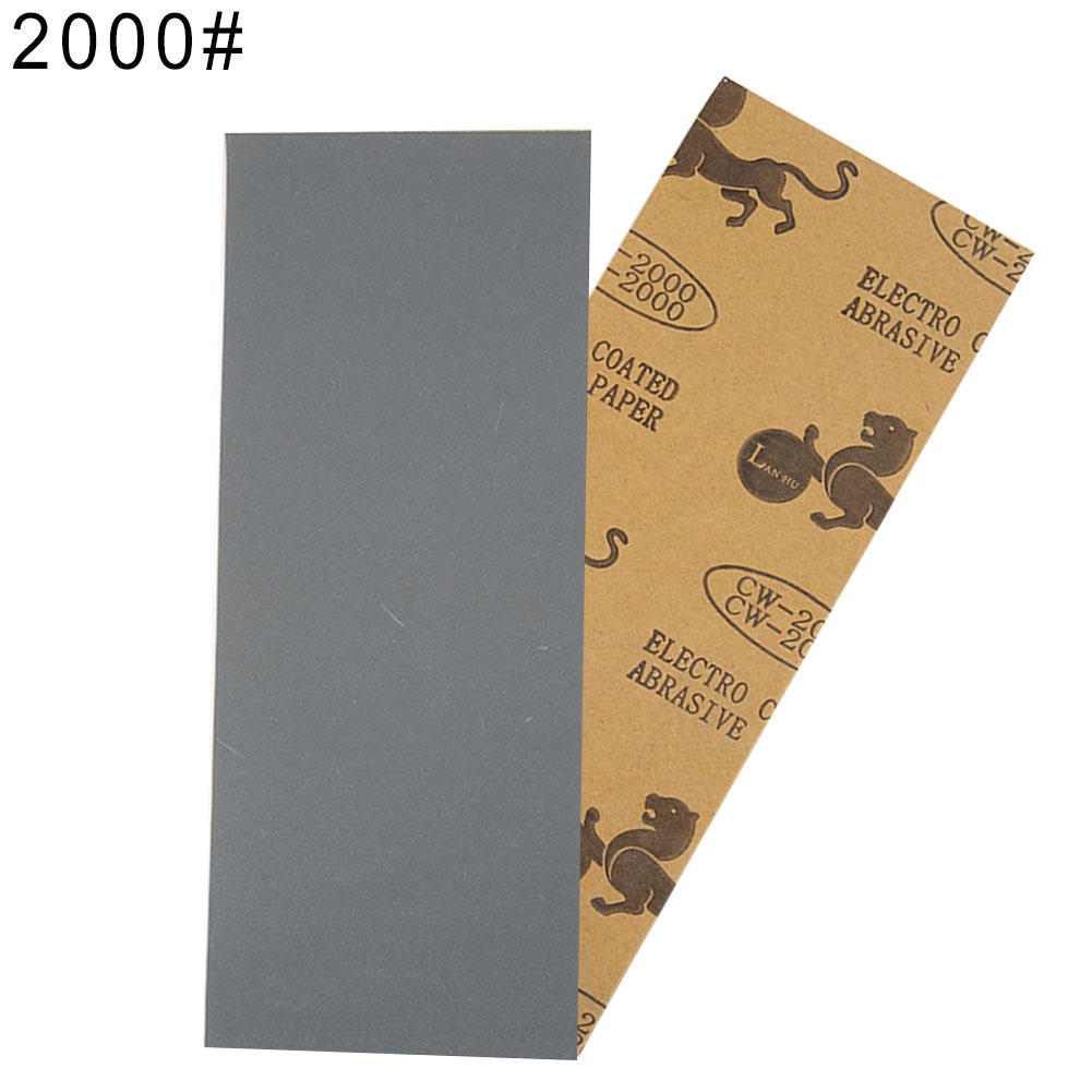 canaan Wet Dry Sandpaper Sheets 400/600/800/1000/1200/1500/2000/2500# Grit Polish