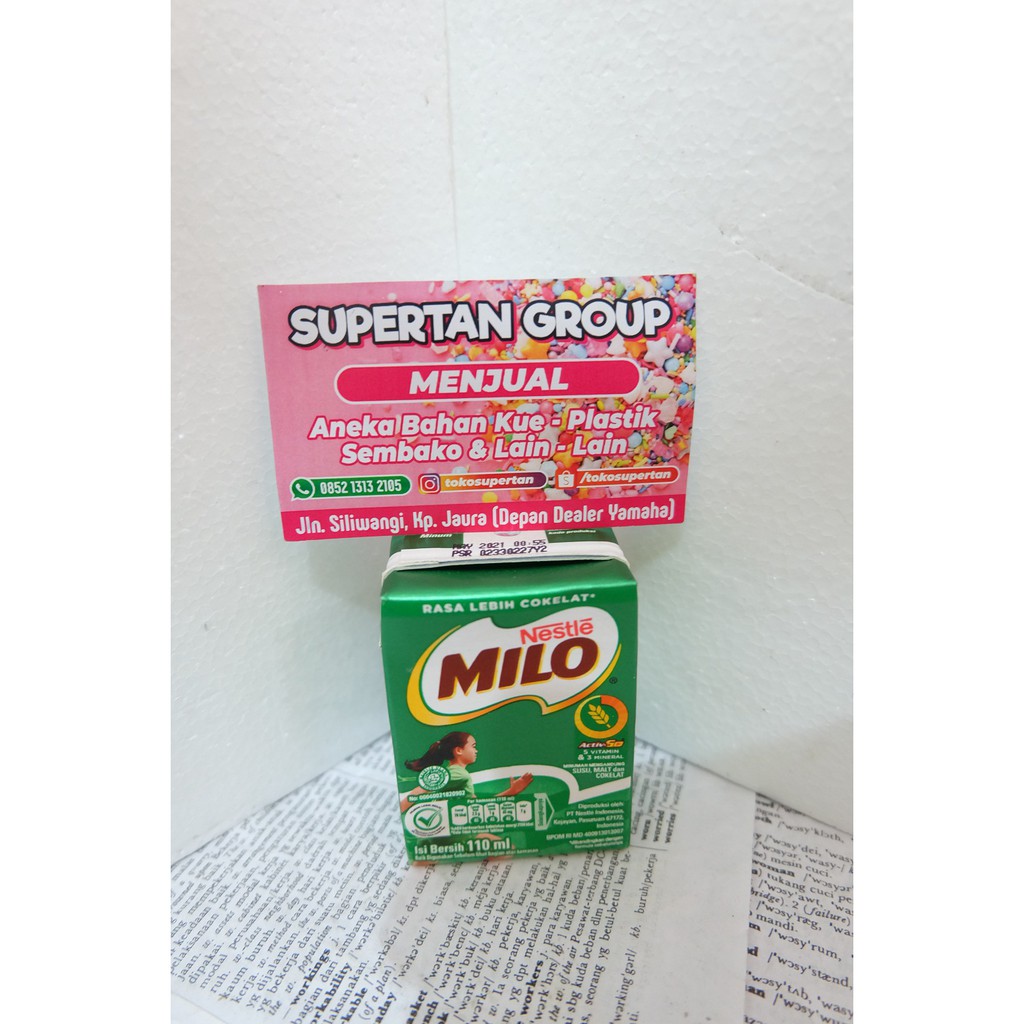 

SUSU UHT MILO MINI 110 ML