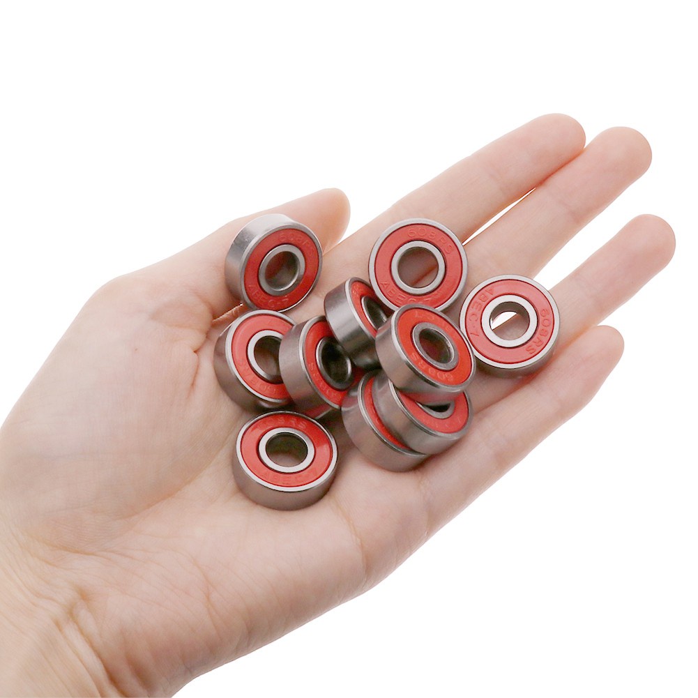 8pcs Bola Bearing ABEC-9 Untuk Skateboard / Roller Skate