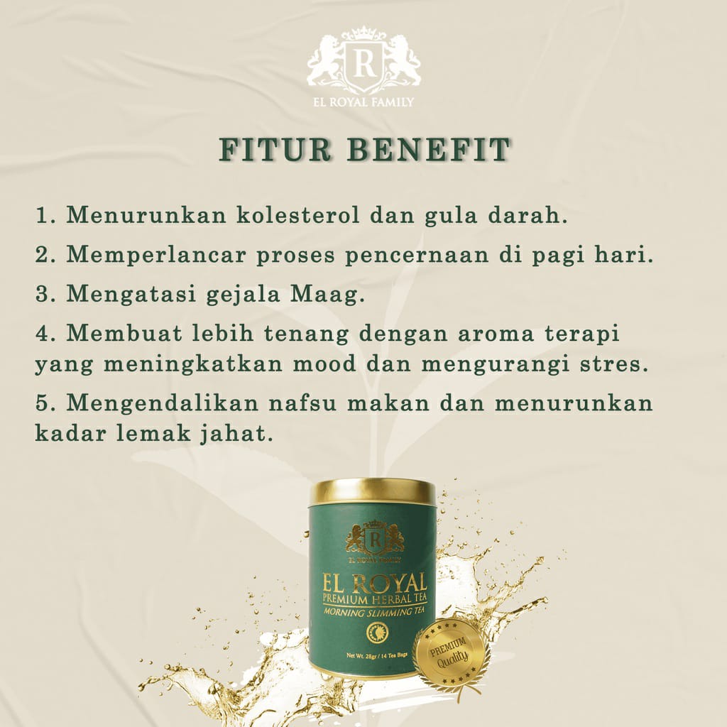 EL ROYAL Premium Herbal Tea Pelangsing