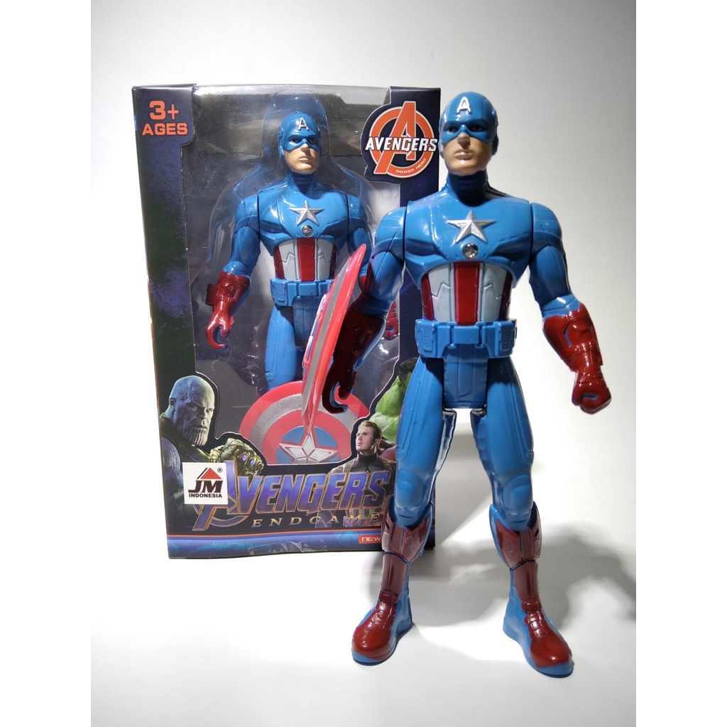 Mainan Anak MARVEL ACTION FIGURE End Game Avenger 4 - CAPT AMERICA TAMENG