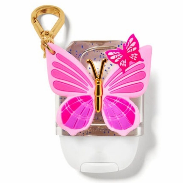 Pink Butterflies Pocketbac Holder BBW - Bath &amp; Body Works