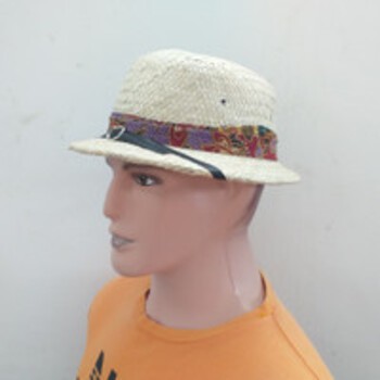 Topi Antel/Ala Gubernur Belanda Motif Anyam Batik/Helm Sepeda***