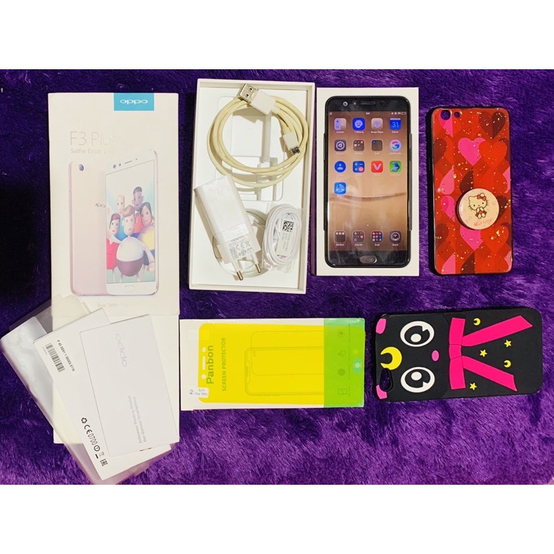 OPPO F3 PLUS BLACK F3+ SECOND (ada overall)