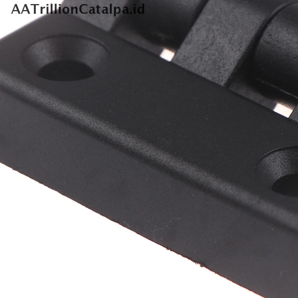 1pc Engsel Pintu Mini Bahan Plastik Abs Warna Hitam