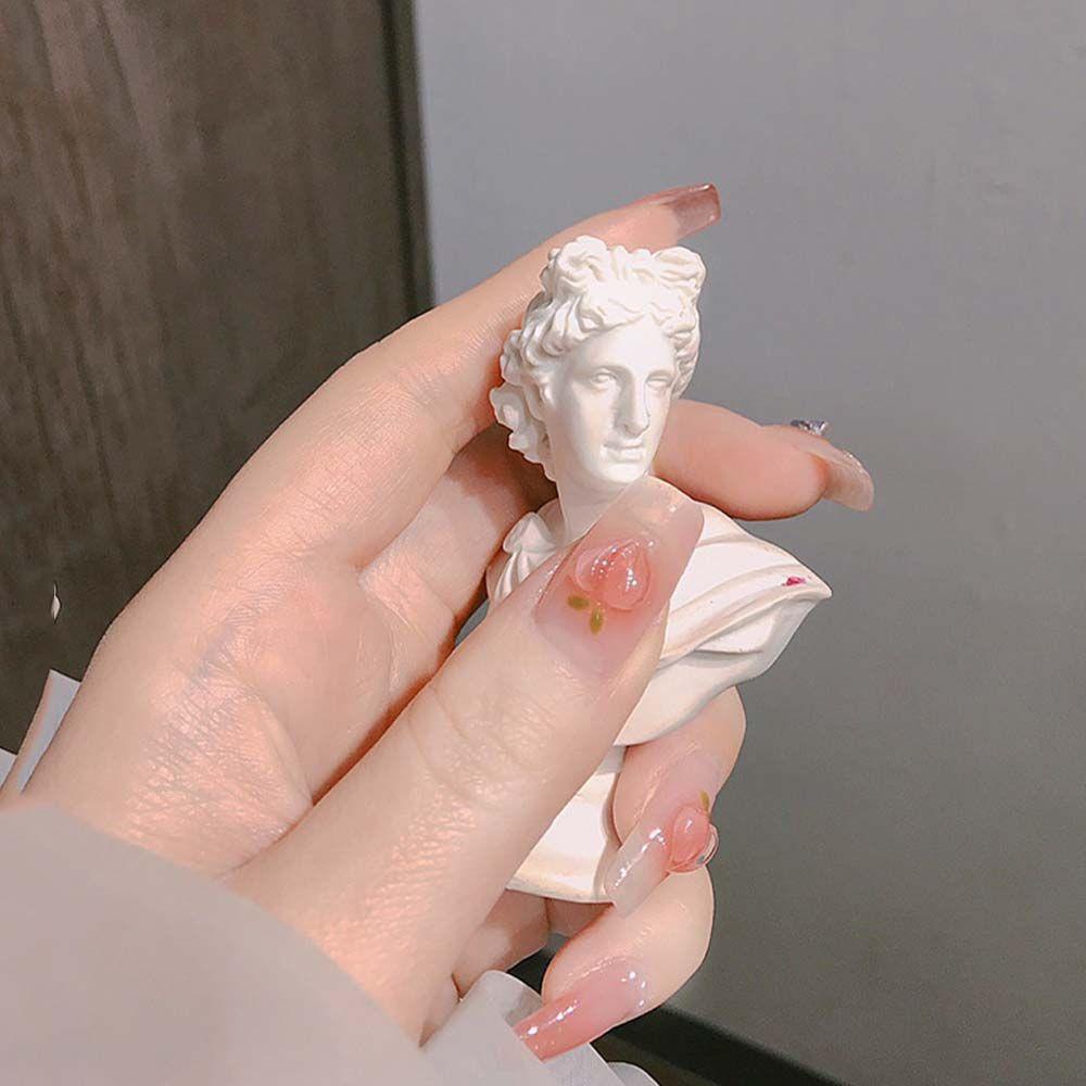 AUGUSTINA Agustin 3D Perhiasan Nail Art Lucu Peach Bentuk Cinta Hiasan Kuku Manicure Nail Accessories Set