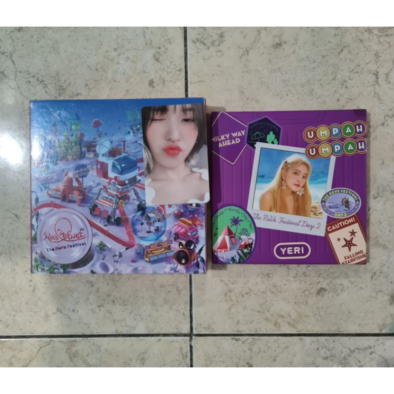 Album Red Velvet The ReVe Festival Day 2 Travel Kit Yeri PC Wendy Day 2 ver.
