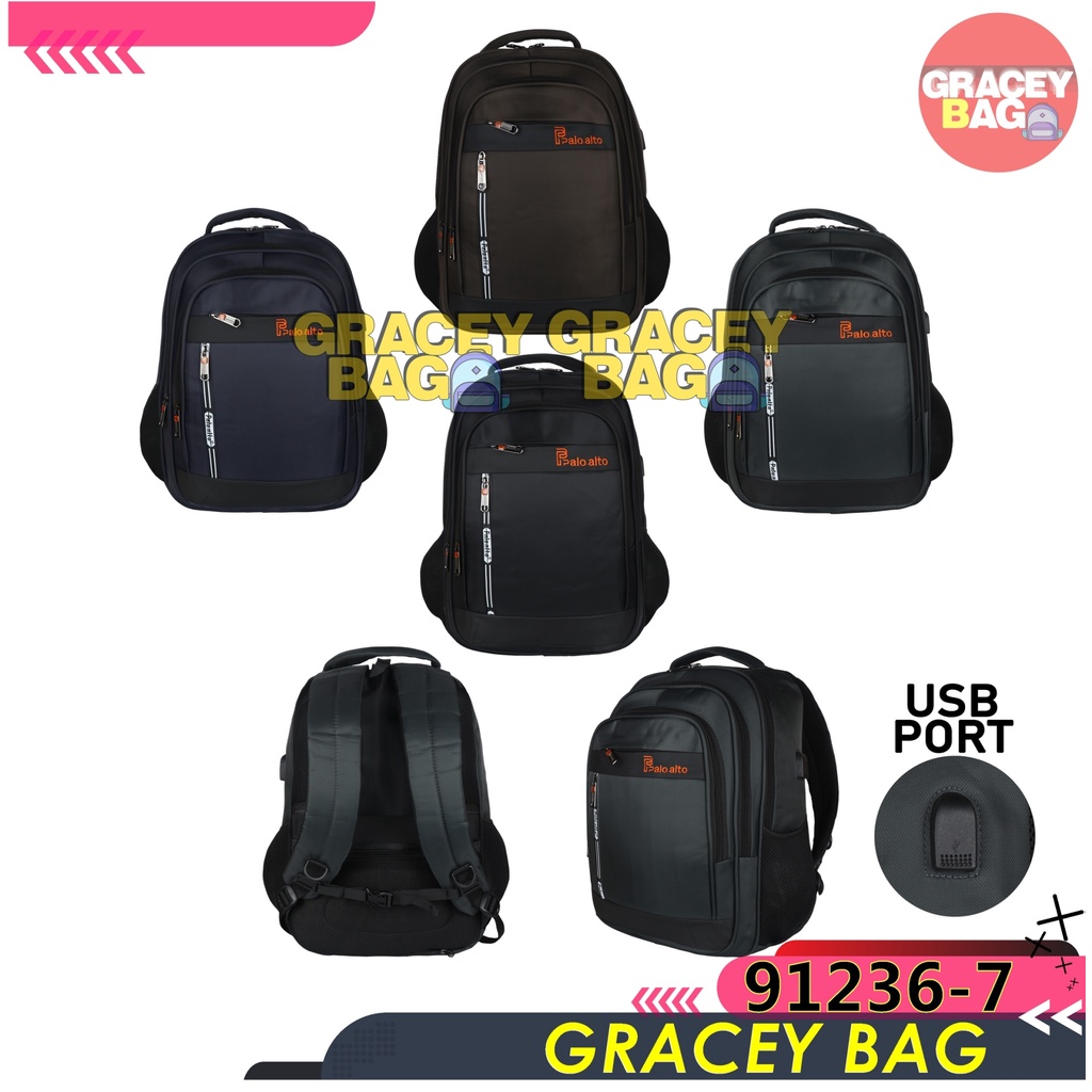 GB-91236 Tas Ransel Laptop Paloalto 18&quot; + USB Port