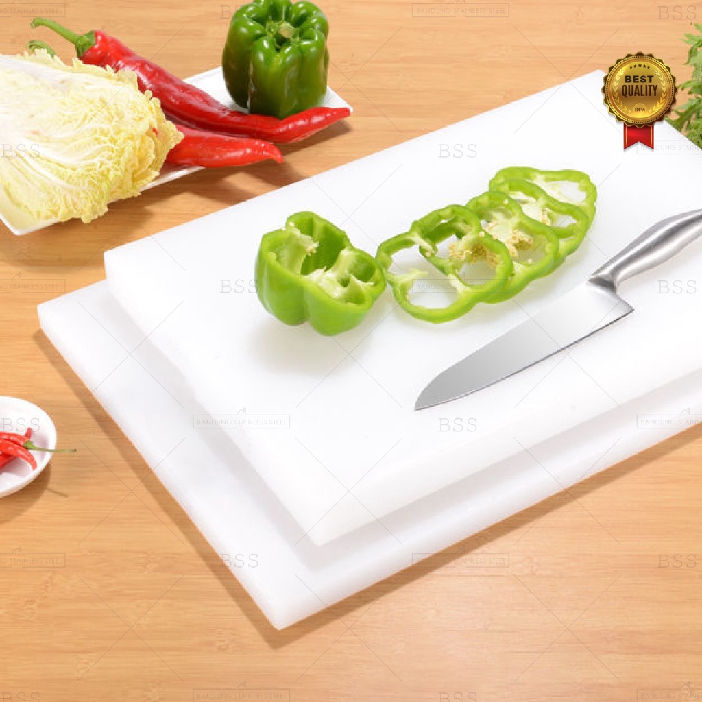 Talenan Plastik Tebal 2 cm 60cm x 40cm Cutting Board High Quality LARGE JUMBO Chopping Board L Talenan Pisau Potong Buah Daging Food Grade Food Grade