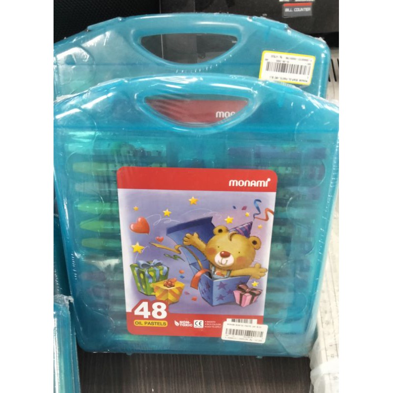 MONAMI BEAR OIL PASTEL 48 Colours: NEW OIL PASTEL (Murah Promo Harga Normal 147.800)